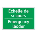 Échelle de secours - Emergency ladder