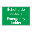 Échelle de secours - Emergency ladder