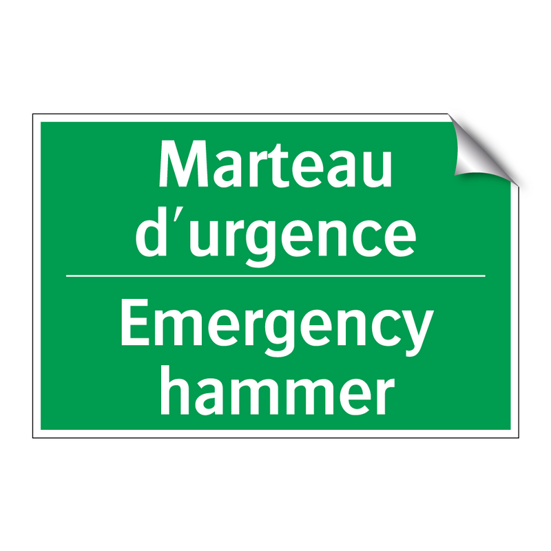 Marteau d'urgence - Emergency hammer