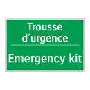 Trousse d'urgence - Emergency kit