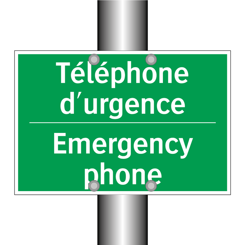 Téléphone d'urgence - Emergency phone