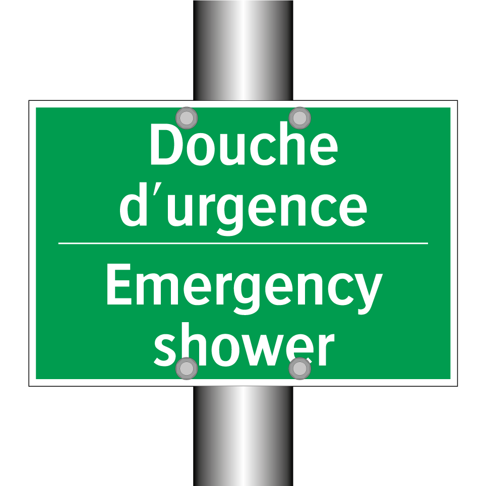 Douche d'urgence - Emergency shower