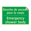 Douche de secours pour le corps /.../ - Emergency shower body