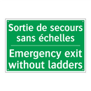 Sortie de secours sans échelles /.../ - Emergency exit without ladders