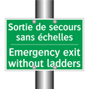 Sortie de secours sans échelles /.../ - Emergency exit without ladders