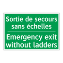 Sortie de secours sans échelles /.../ - Emergency exit without ladders
