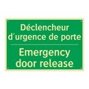 Déclencheur d'urgence de porte - Emergency door release