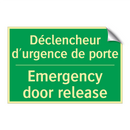 Déclencheur d'urgence de porte - Emergency door release