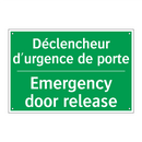 Déclencheur d'urgence de porte - Emergency door release