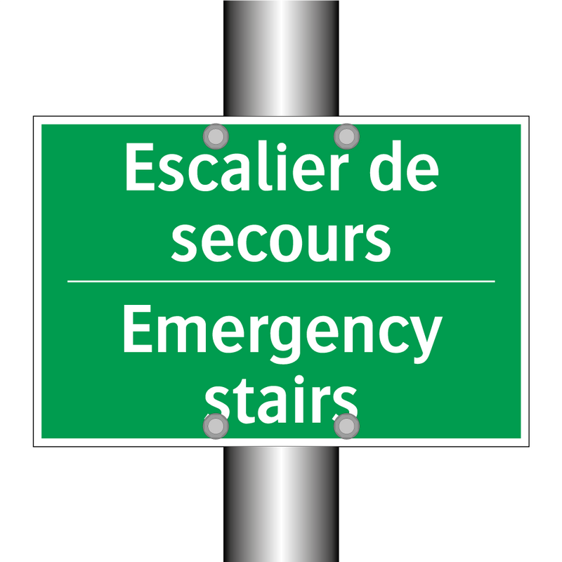 Escalier de secours - Emergency stairs