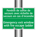 Fenêtre de sortie de secours avec /.../ - Emergency exit window with fire /.../