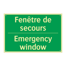 Fenêtre de secours - Emergency window