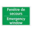 Fenêtre de secours - Emergency window