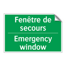 Fenêtre de secours - Emergency window
