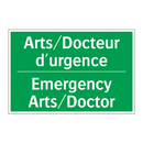 Arts/Docteur d'urgence - Emergency Arts/Doctor