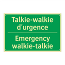 Talkie-walkie d'urgence - Emergency walkie-talkie