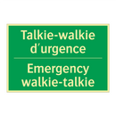 Talkie-walkie d'urgence - Emergency walkie-talkie