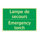 Lampe de secours - Emergency torch