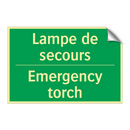 Lampe de secours - Emergency torch