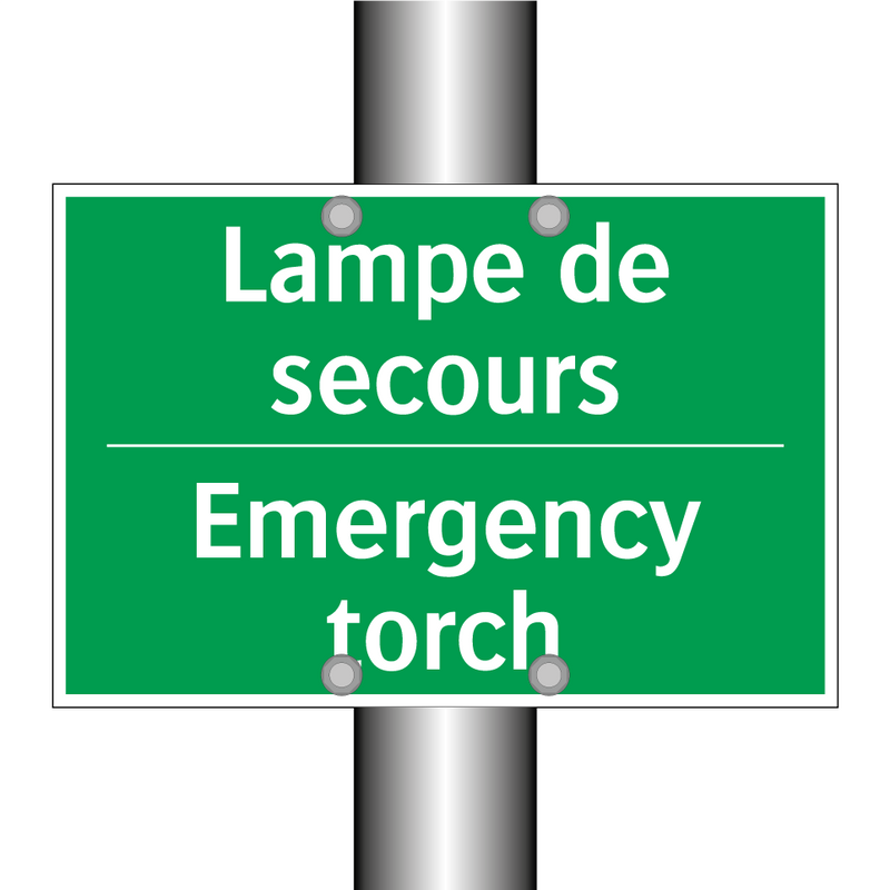 Lampe de secours - Emergency torch