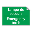Lampe de secours - Emergency torch