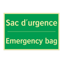 Sac d'urgence - Emergency bag