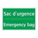 Sac d'urgence - Emergency bag