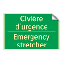 Civière d'urgence - Emergency stretcher