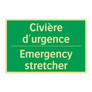 Civière d'urgence - Emergency stretcher