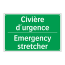 Civière d'urgence - Emergency stretcher