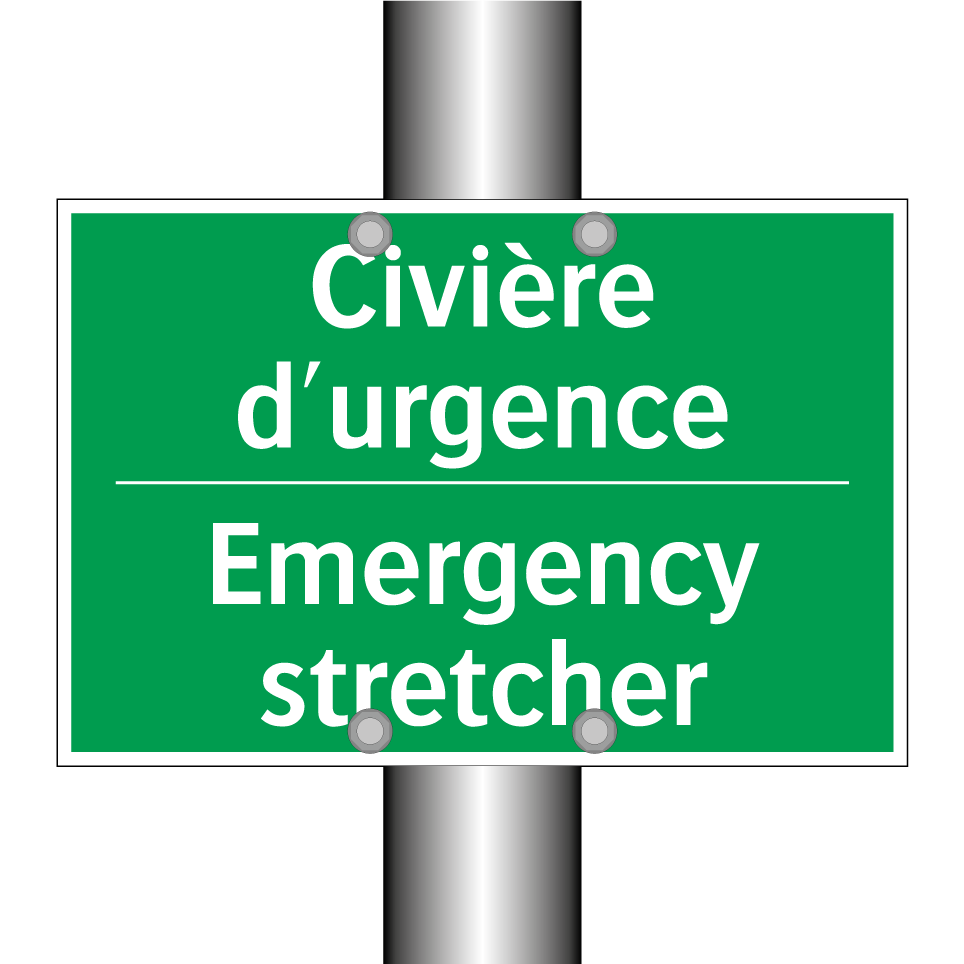 Civière d'urgence - Emergency stretcher