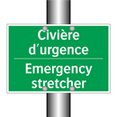 Civière d'urgence - Emergency stretcher
