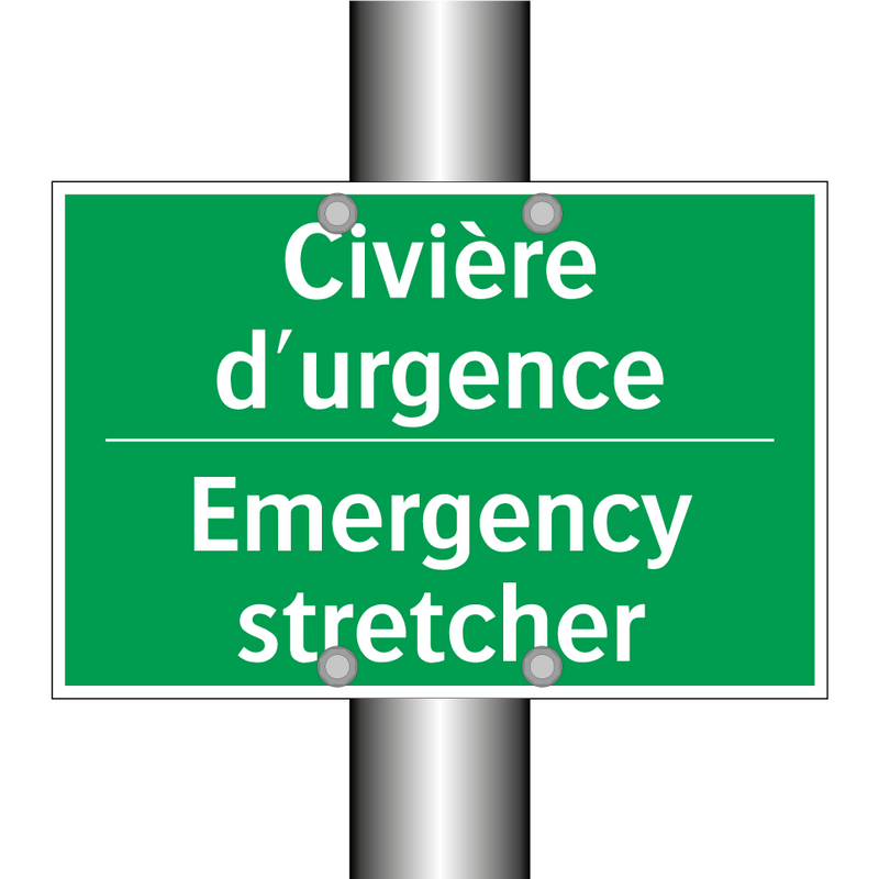Civière d'urgence - Emergency stretcher