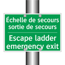 Échelle de secours sortie de secours /.../ - Escape ladder emergency exit