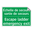 Échelle de secours sortie de secours /.../ - Escape ladder emergency exit