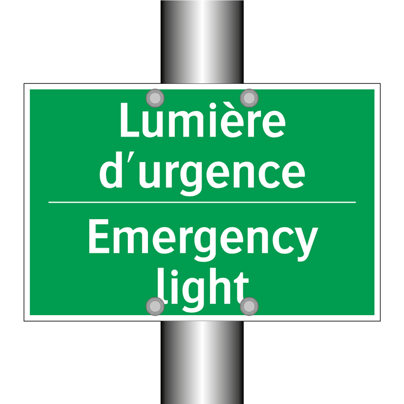 Lumière d'urgence - Emergency light