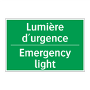 Lumière d'urgence - Emergency light