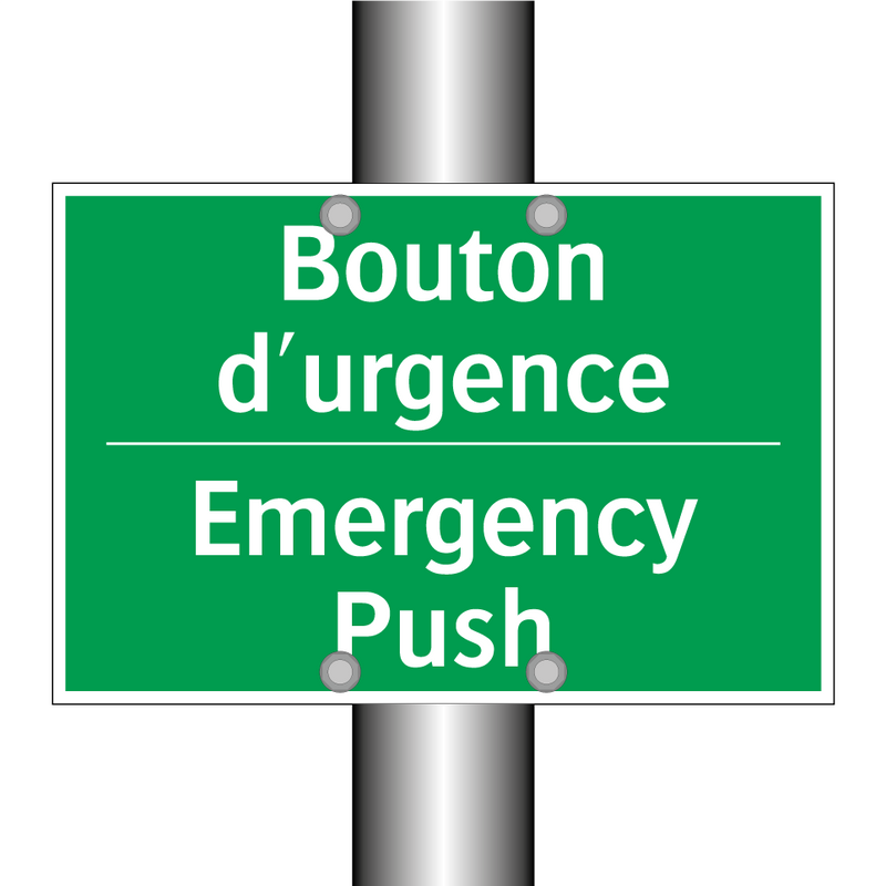Bouton d'urgence - Emergency Push