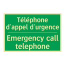 Téléphone d'appel d'urgence - Emergency call telephone