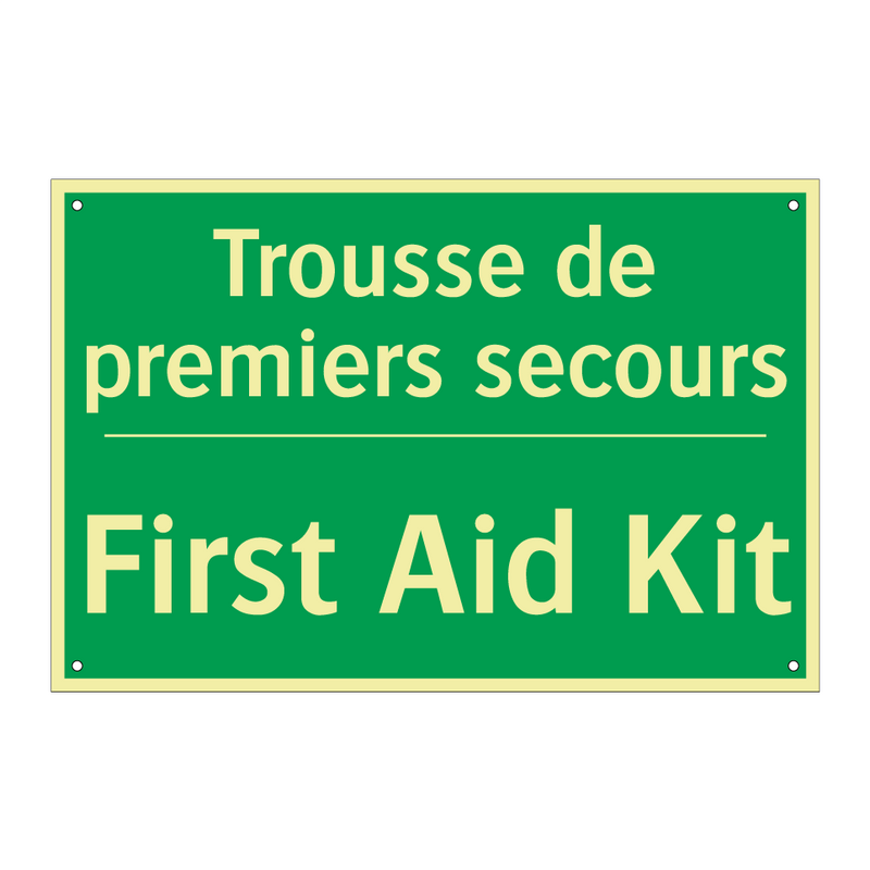 Trousse de premiers secours - First Aid Kit