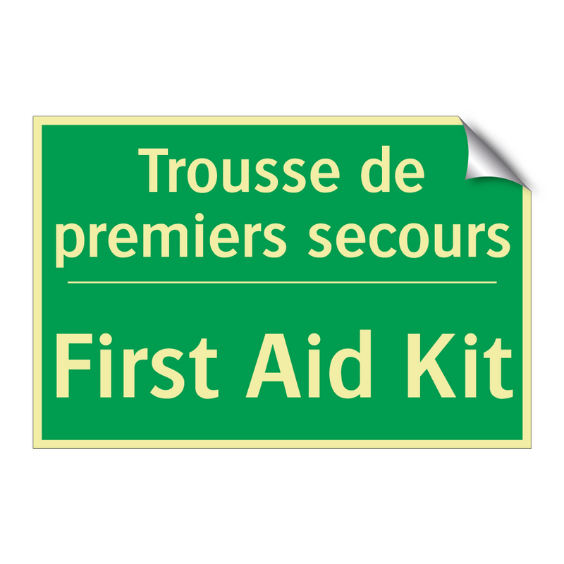 Trousse de premiers secours - First Aid Kit