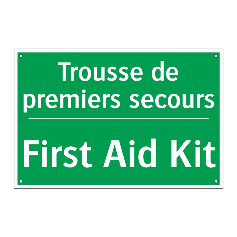 Trousse de premiers secours - First Aid Kit