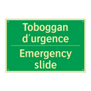 Toboggan d'urgence - Emergency slide