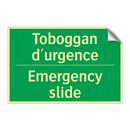 Toboggan d'urgence - Emergency slide