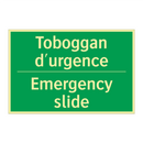 Toboggan d'urgence - Emergency slide