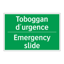 Toboggan d'urgence - Emergency slide