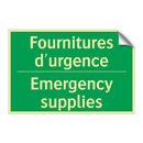 Fournitures d'urgence - Emergency supplies