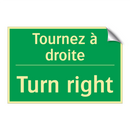 Tournez à droite - Turn right