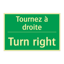 Tournez à droite - Turn right