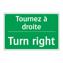 Tournez à droite - Turn right